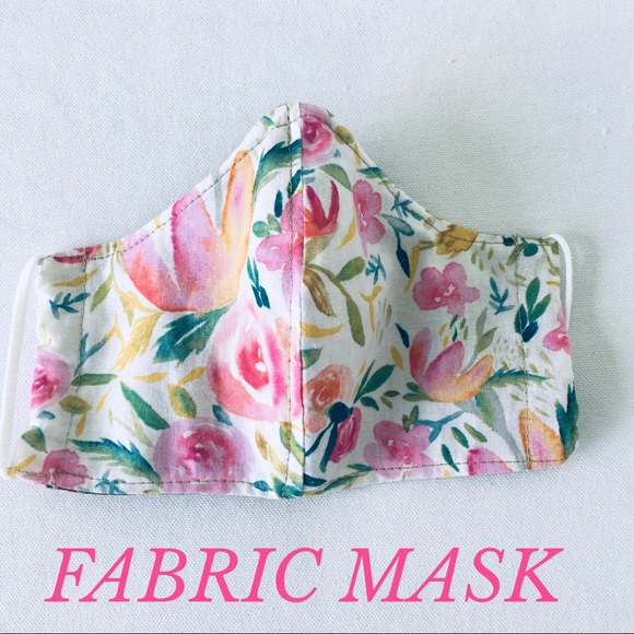 Accessories - FACE MASK FABRIC FACE MASK PASTELS PINK 💯% COTTON